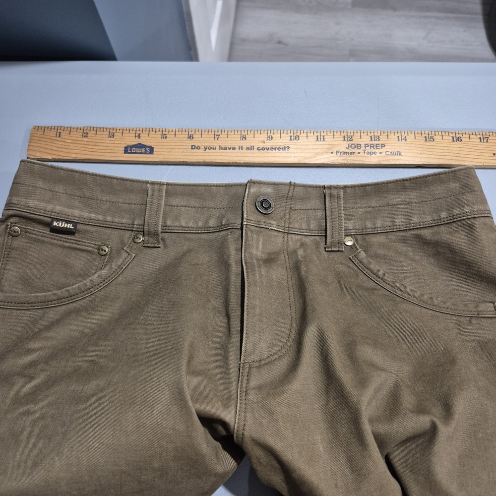 Kuhl Pants Mens 32x32 Brown Rydr Rugged Hiking Heavy Outdoor Vintage Patina Dye - Picture 11 of 13